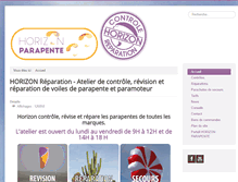 Tablet Screenshot of horizon-reparation.com